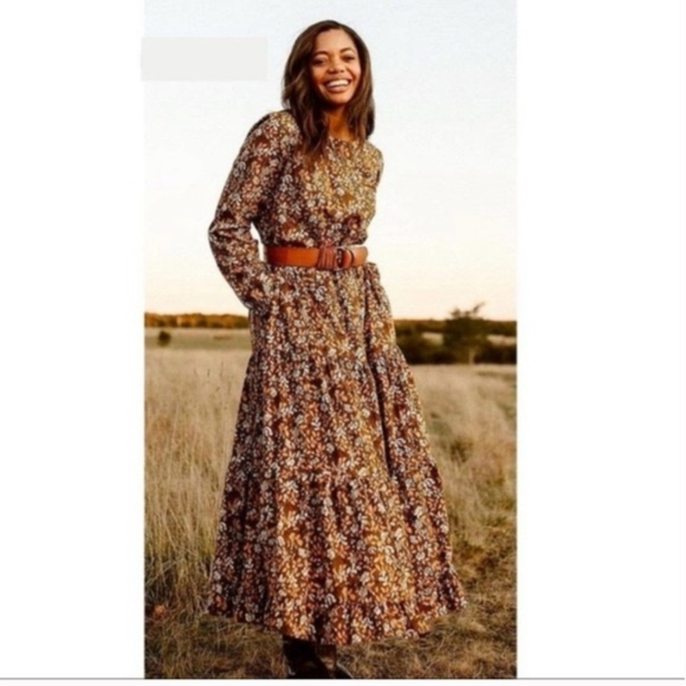 Anthropologie x Porridge Effie Floral Maxi Dress